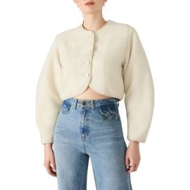 Steve Madden Emlie Collarless Jacket in Cream at Nordstrom Rack at Nordstrom Rack