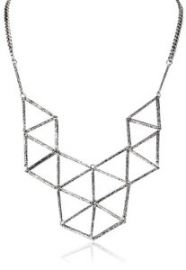 Steve Madden Geometric Link Necklace 25andquot  Amazoncom at Amazon