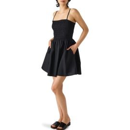 Steve Madden Lotty Smocked Fit & Flare Minidress at Nordstrom