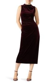 Steve Madden Mo Sleeveless Velvet Midi Dress at Nordstrom