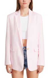 Steve Madden On the Edge Linen Blend Blazer at Nordstrom