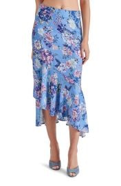 Steve Madden Saskia Floral Asymmetric Midi Skirt at Nordstrom