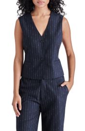 Steve Madden Selene Pinstripe Vest at Nordstrom