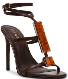 Steve Madden Shaylee Stone Ornament Stiletto Dress Sandals at Dillards