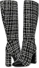 Steve Madden Women's Ally Knee High Boot BLACK MULTI 11 at Amazon