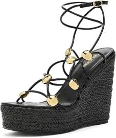 Steve Madden Women's Oaklie Wedge Sandal at Amazon