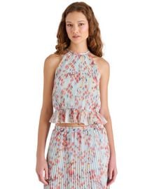 Steve Madden Womens Emil Sleeveless Peplum Top - Macys at Macys