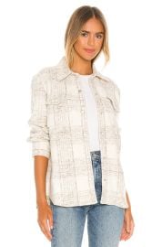 Steve Madden Work Hard Play Hard Jacket In Alabaster at Revolve