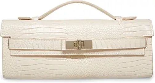 Steve Madden womens Steve Madden CARRA Clutch Bone One Size US Handbags com at Amazon