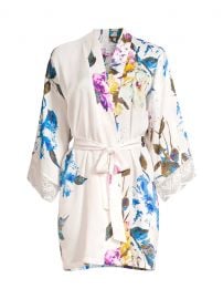 Still In Love Floral Satin Robe at Saks Fifth Avenue