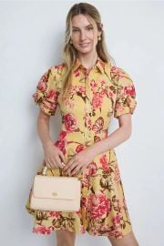 Stina Twist Sleeve Flared Mini Dress by Ted Baker London Rent the Runway at Rent the Runway