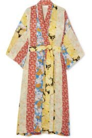 Stine Goya - Floral-print silk crepe de chine robe at Net A Porter