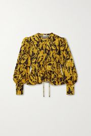 Stine Goya - Ren printed jacquard blouse at Net A Porter