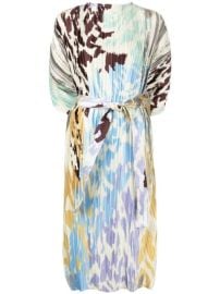 Stine Goya Avalyn Pleated cheetah-print Dress - at Farfetch