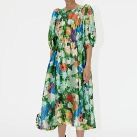 Stine Goya Elizabeth Dress in Impressionist Garden at Stine Goya