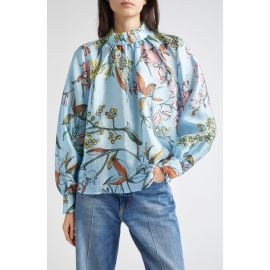 Stine Goya Gathered Satin Top at Nordstrom
