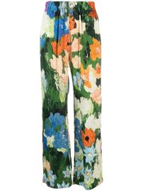 Stine Goya Impressionist Garden-print wide-leg Trousers - at Farfetch