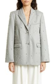 Stine Goya Maia Crystal Imitation Pearl Jacket at Nordstrom