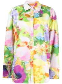 Stine Goya Mia Faded Floral-print Shirt - at Farfetch