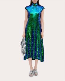 Stine Goya Nixa Sequin Midi Dress OLIVELA at Olive LA