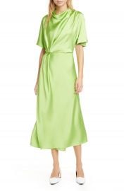 Stine Goya Rhode Drape Midi Dress   Nordstrom at Nordstrom