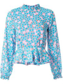 Stine Goya Star Dot Print Peplum Top - Farfetch at Farfetch