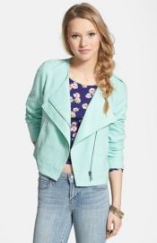 Stoosh Textured Moto Jacket at Nordstrom