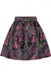 Stora printed satin mini skirt at The Outnet