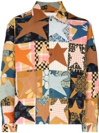 Story Mfg Worf Star Patchwork Organic Cotton Jacket at Farfetch