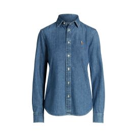 Straight Fit Denim Shirt Ralph Lauren at Ralph Lauren