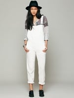 Straight eyelet overalls by Free People at Free People