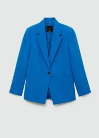 Straight-fit suit blazer - Women MANGO USA at Mango