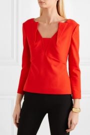 Strand crepe top at Net A Porter