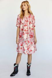 Stranger In Paradise Jacquard Dress at Free People