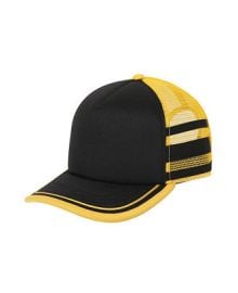 Stranger Things Men39s Dustin Henderson Black amp Yellow Cosplay Trucker Hat - Macy39s at Macys