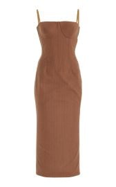 Strapless Corset Midi Dress By Sergio Hudson at Moda Operandi