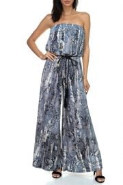 Strapless Jumpsuit with Rope Belt by Ariella USA at Shoptiques