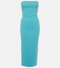 Strapless Midi Dress at Mytheresa