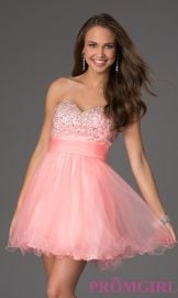 Strapless Sweetheart Dress at Prom Girl