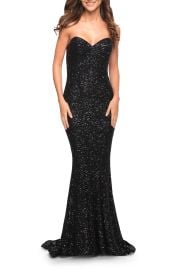 Strapless Sweetheart Luxe Sequin Gown at Nordstrom