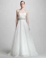 Strapless gown by Theia at Neiman Marcus