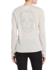 Strass Skull Sweater at Zadig & Voltaire