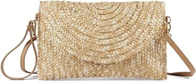 Straw Clutch Purse Lui Sui at Amazon