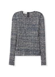 Stretch Boucle Long Sleeve Top    at St John