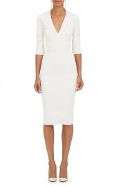 Stretch-Cady Fitted Sheath Dress at Barneys