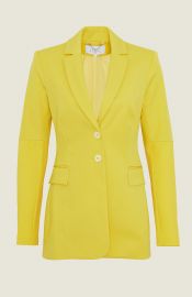 Stretch Cotton Push Up Sleeve Blazer at Pearl