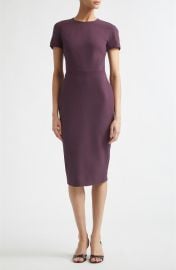 Stretch Crepe Sheath Dress at Nordstrom