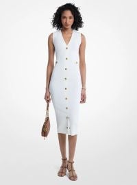 Stretch Knit Midi Dress at Michael Kors