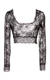 Stretch Lace Crop Top at Moda Operandi