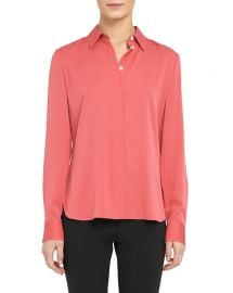 Stretch Silk Classic Fitted Shirt at Neimanmarcus